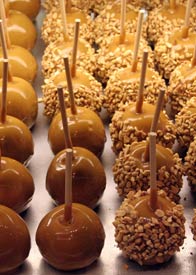 Candy is plentyful at German Christmas markets Christmas candy in a German christmas market